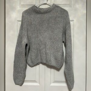 H&M Classic Gray Crew Neck Sweater